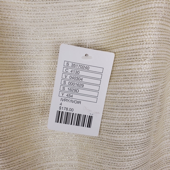 NWT Paper Crown Metallic Cocktail Dress - Picture 5 of 7